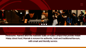 What Mamak.com.au website looked like in 2018 (5 years ago)