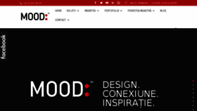What Moodmedia.ro website looked like in 2018 (5 years ago)