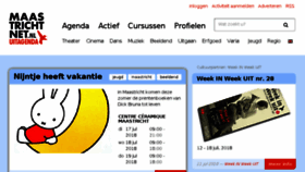 What Maastrichtnet.nl website looked like in 2018 (5 years ago)