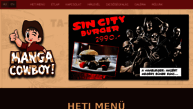 What Mangacowboy.hu website looked like in 2018 (5 years ago)