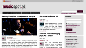 What Musicspot.pl website looked like in 2018 (5 years ago)
