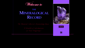 What Minrec.org website looked like in 2018 (7 years ago)