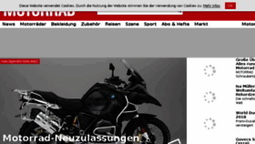 What Motorcycle-magazine.com website looked like in 2018 (5 years ago)