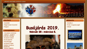 What Mohacsibusojaras.hu website looked like in 2018 (5 years ago)