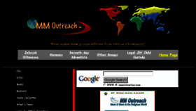What Mmoutreachinc.com website looked like in 2018 (5 years ago)