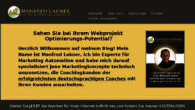 What Manfredlakner.info website looked like in 2018 (5 years ago)