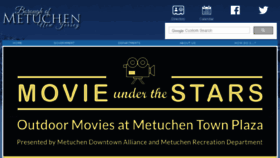 What Metuchennj.org website looked like in 2018 (5 years ago)