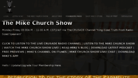 What Mikechurch.com website looked like in 2018 (5 years ago)