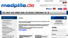 What Medpille.de website looked like in 2018 (5 years ago)