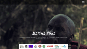 What Maishabora-tz.org website looked like in 2018 (5 years ago)
