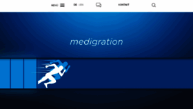 What Medigration.de website looked like in 2018 (5 years ago)