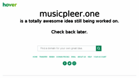 What Musicpleer.one website looked like in 2018 (5 years ago)