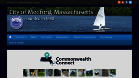 What Medfordma.org website looked like in 2018 (5 years ago)