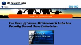 What Mbresearch.com website looked like in 2018 (5 years ago)