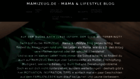 What Mamizeug.de website looked like in 2018 (5 years ago)