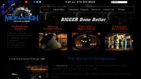 What Monarchcorp.com website looked like in 2018 (5 years ago)
