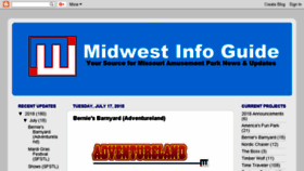 What Midwestinfoguide.com website looked like in 2018 (5 years ago)