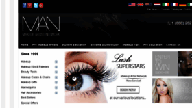 What Makeupart.net website looked like in 2018 (5 years ago)