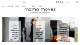 What Mama-moves.de website looked like in 2018 (5 years ago)