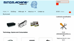 What Mindmachine.co.uk website looked like in 2018 (5 years ago)