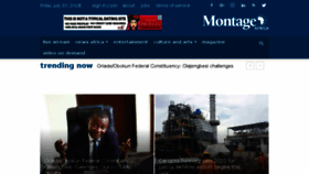 What Montageafrica.com website looked like in 2018 (5 years ago)
