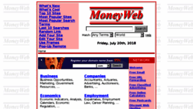 What Moneywebsearch.com website looked like in 2018 (5 years ago)