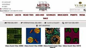 What Metrotextiles.co.uk website looked like in 2018 (5 years ago)