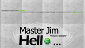 What Masterjim.com website looked like in 2018 (5 years ago)