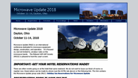 What Microwaveupdate.org website looked like in 2018 (5 years ago)