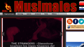 What Musimales.com website looked like in 2018 (5 years ago)