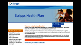 What Myscrippshealthplan.com website looked like in 2018 (5 years ago)