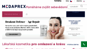 What Medaprex.cz website looked like in 2018 (5 years ago)