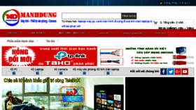What Manhdung.com.vn website looked like in 2018 (5 years ago)