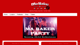 What Mabaker.de website looked like in 2018 (5 years ago)