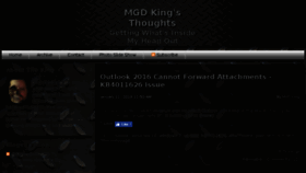 What Mgdking.com website looked like in 2018 (5 years ago)