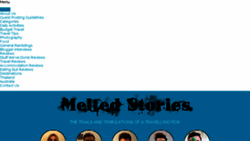 What Meltedstories.com website looked like in 2018 (5 years ago)