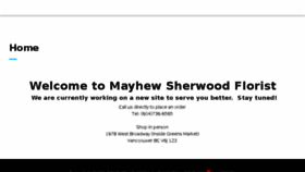 What Mayhewflorist.com website looked like in 2018 (5 years ago)