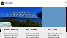 What Mackinawchamber.com website looked like in 2018 (5 years ago)