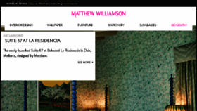 What Matthewwilliamson.com website looked like in 2018 (5 years ago)