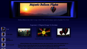 What Majesticballoonflights.com website looked like in 2018 (5 years ago)