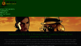 What Mygta5moneycheat.com website looked like in 2018 (5 years ago)