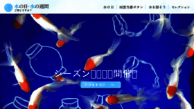 What Mizunohi.jp website looked like in 2018 (5 years ago)