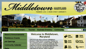 What Middletown.md.us website looked like in 2018 (5 years ago)