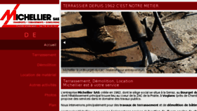What Michellier-travaux-publics.fr website looked like in 2018 (5 years ago)