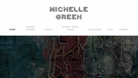 What Michellegreen.co.uk website looked like in 2018 (5 years ago)
