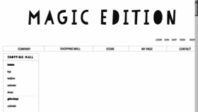 What Magicedition.com website looked like in 2018 (5 years ago)