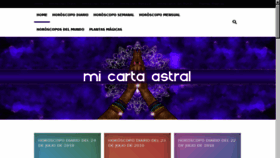 What Micartastral.com website looked like in 2018 (5 years ago)