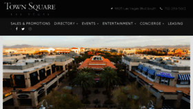 What Mytownsquarelasvegas.com website looked like in 2018 (5 years ago)
