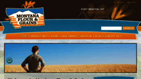 What Montanaflour.com website looked like in 2018 (5 years ago)