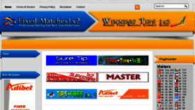 What Matches1x2.com website looked like in 2018 (5 years ago)